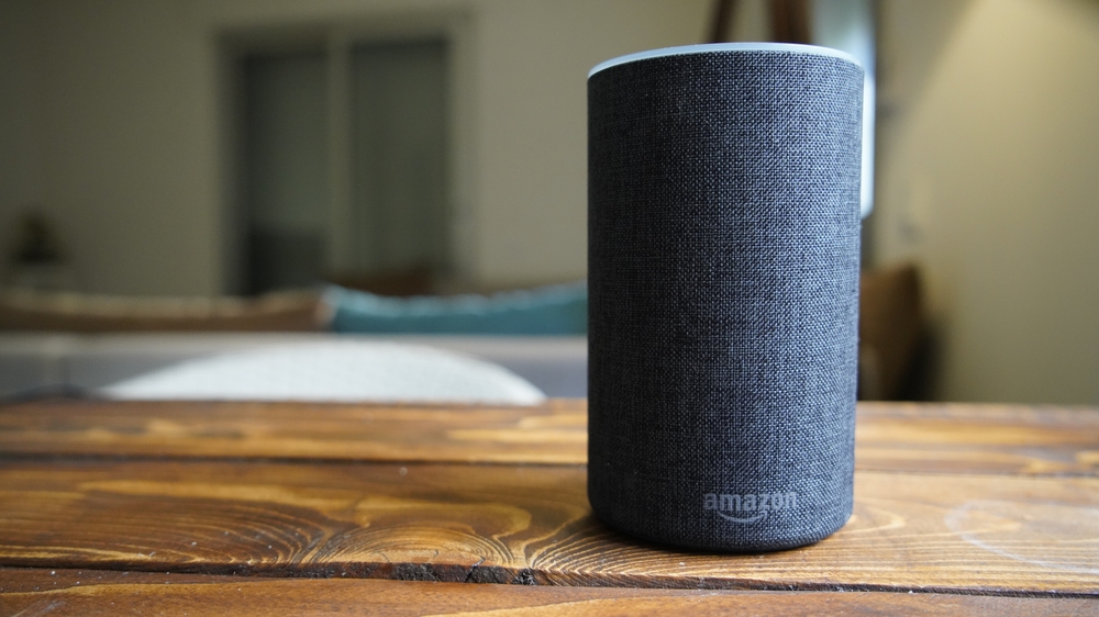 Amazon Alexa on a table