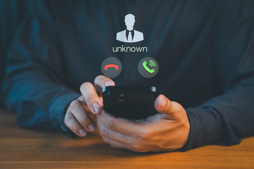 image of an unknown caller